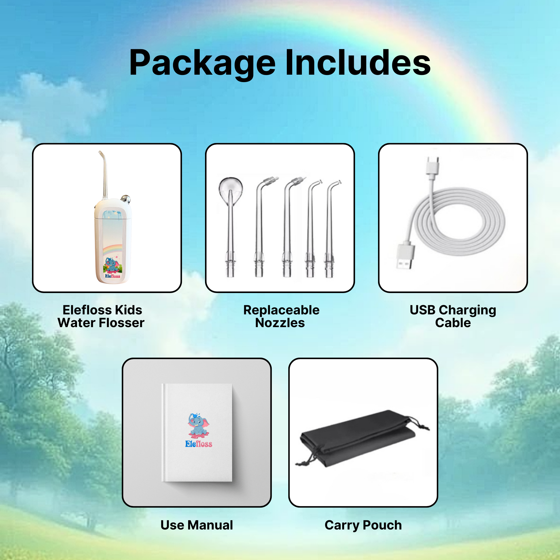 Elefloss – Kids Water Flosser