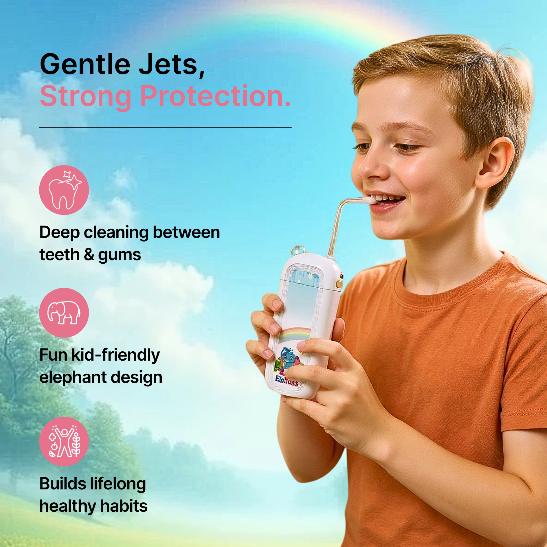 Elefloss – Kids Water Flosser